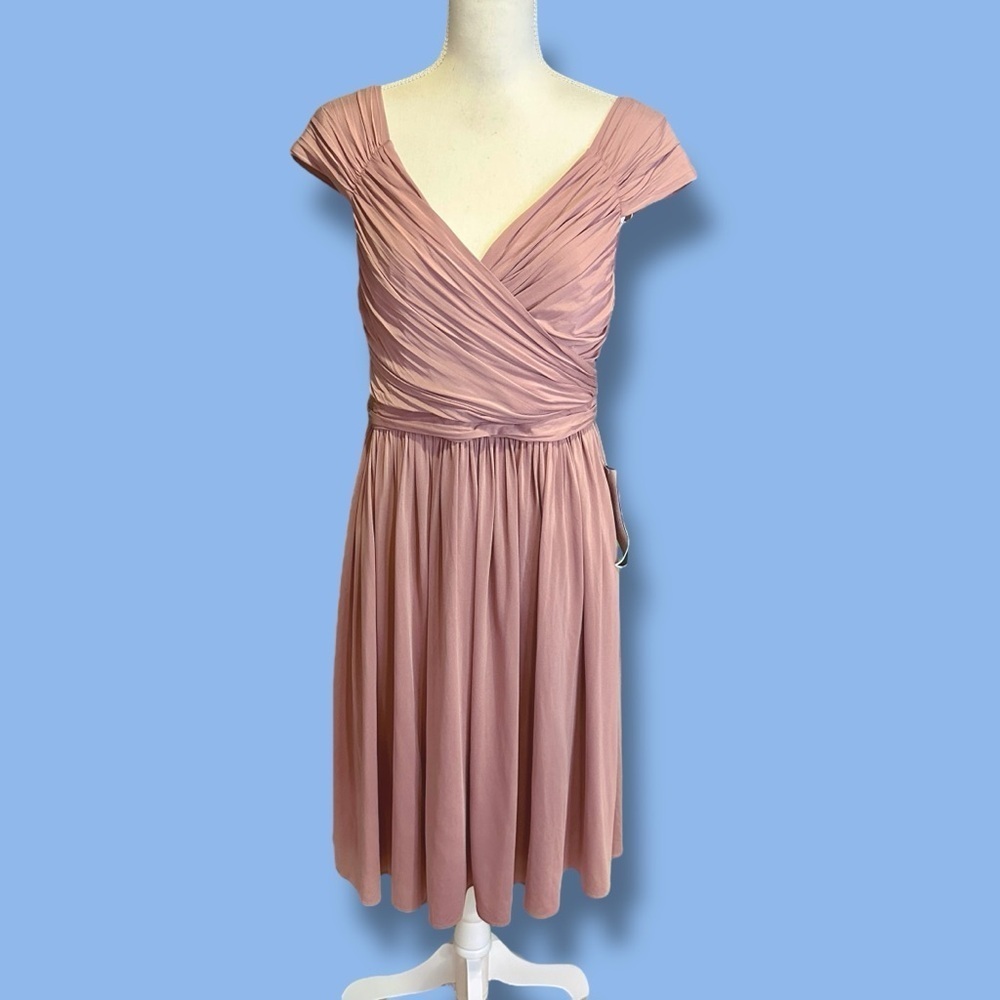 NWT J. Crew ‘Matilda’ Wedding / Bridesmaid Dress in “Wild Mushroom” Size 12